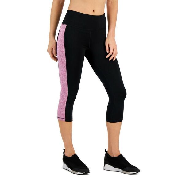 ID Ideology Plus Size Colorblocked Capri Leggings Size 2X - Picture 1 of 3